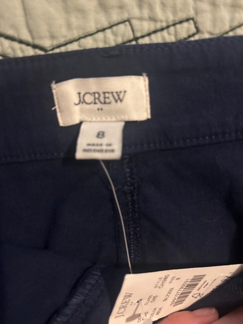 Jcrew Women’s Navy Straight Utility Skirt - Picture 3 of 5